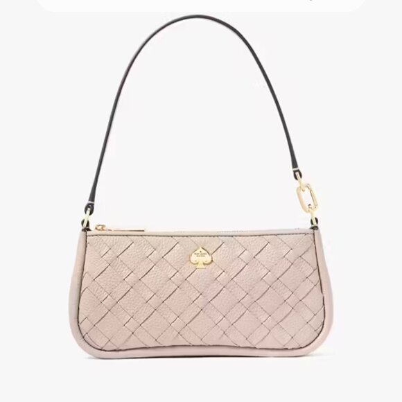 Kate Spade Kayla Woven Leather Convertible Wristlet - Picture 1 of 3